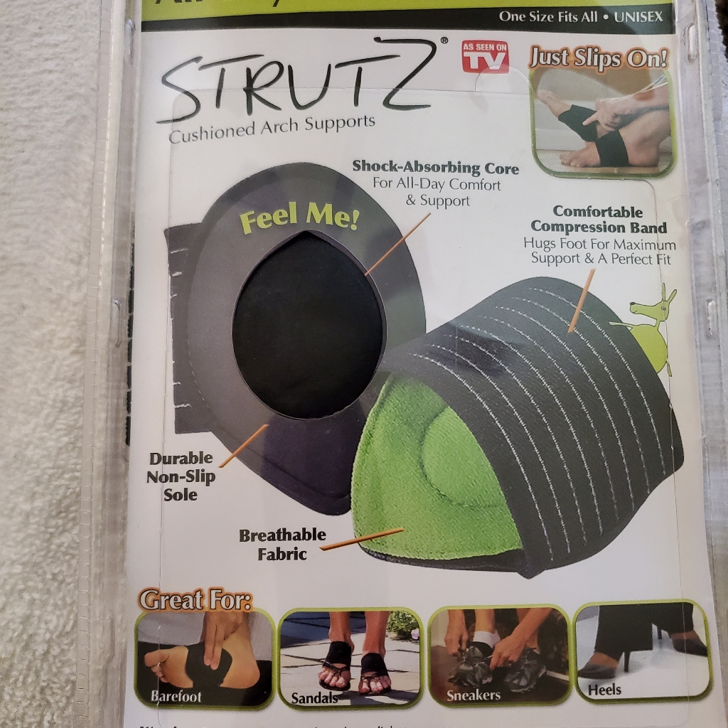 Nwot Strutz Cushioned Arch Support